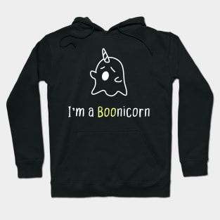 Ghost Unicorn Funny Halloween Cute Boonicorn Undead Children Joke Hoodie